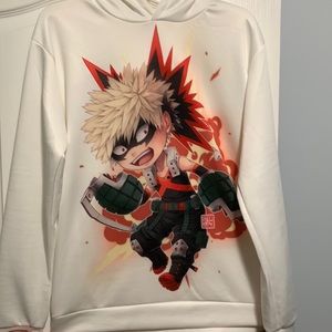 XL Anime Sweatshirt - White